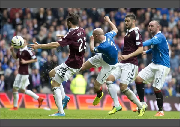 Dramatic Equalizer: Nicky Law Scores Late at Ibrox Against Heart of Midlothian - Rangers SPFL Championship