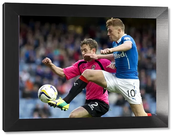 Rangers vs Clyde: A Fight for the Petrofac Training Cup - Ibrox Stadium: Lewis Macleod vs Scott Durie