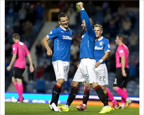 Rangers Kris Boyd's Hat-Trick Glory: Petrofac Training Cup Second Round Victory vs. Clyde at Ibrox Stadium
