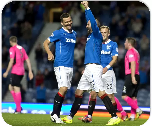 Rangers Kris Boyd's Hat-Trick Glory: Petrofac Training Cup Second Round Victory vs. Clyde at Ibrox Stadium