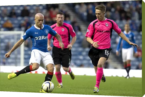 A Clash of Young Talents: Nicky Law (Rangers) vs Gordon Young (Clyde) - Ibrox Stadium, Petrofac Training Cup Second Round
