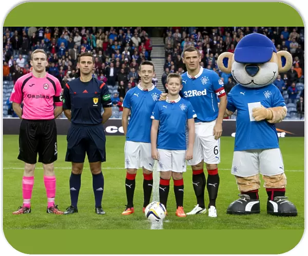 Glory Days: Lee McCulloch and Mascots Celebrate Rangers Petrofac Training Cup Victory