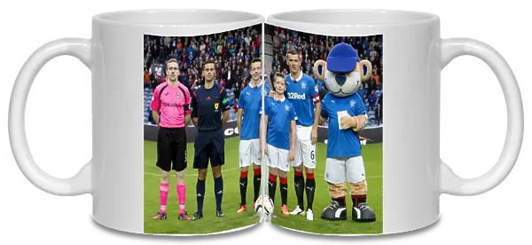 Glory Days: Lee McCulloch and Mascots Celebrate Rangers Petrofac Training Cup Victory