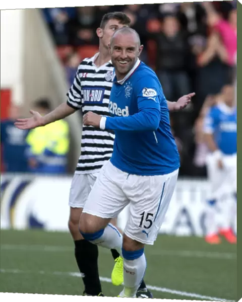 Kris Boyd's Goal Celebration: Rangers Secure Scottish League Cup Win over Queens Park Rangers (2014)