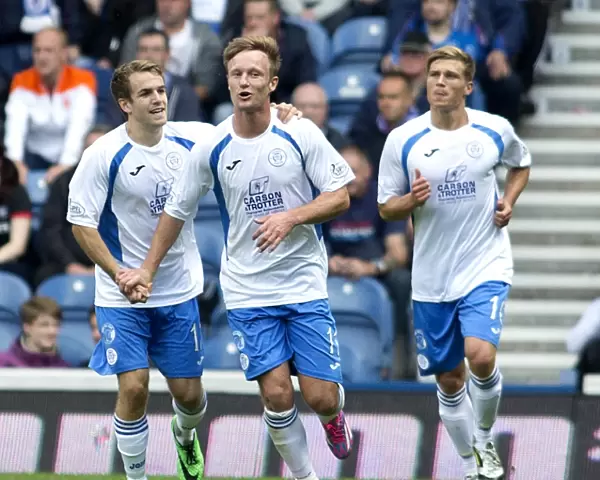 Rangers Gavin Reilly Scores Dramatic Goal Against Queen of the South at Ibrox Stadium