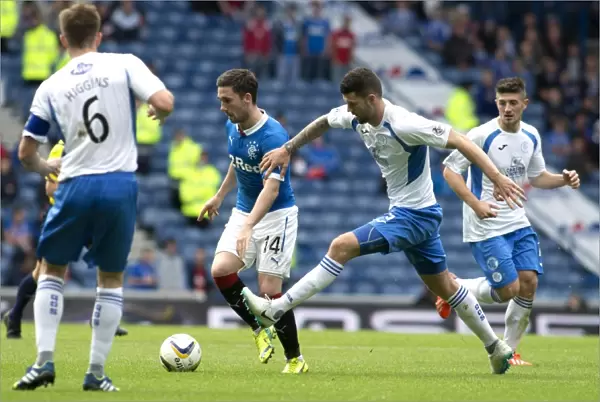 Rangers vs Queen of the South: A Championship Battle at Ibrox - Nicky Clark vs Mark Durnan: Intense Rivalry on the Field