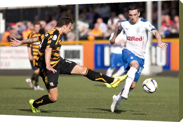 Clash at Recreation Park: A Battle for Supremacy - Rangers Nicky Clark vs Alloa Athletic's Kyle Benedictus (SPFL Championship)