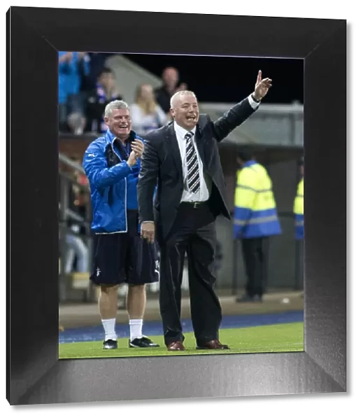Rangers Glory: McCoist and Durrant Celebrate Ian Black's Scottish League Cup-Winning Goal (2003)