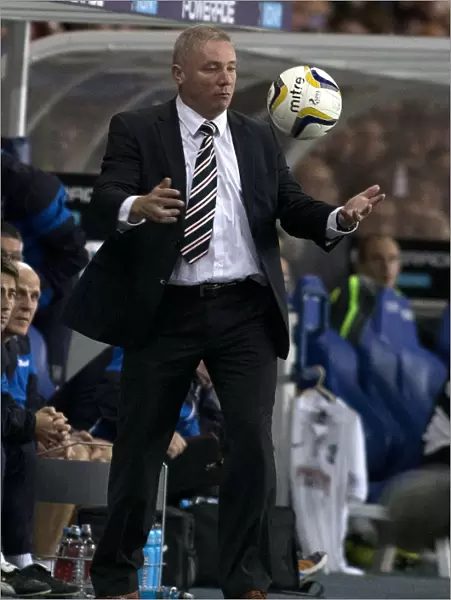 Ally McCoist Celebrates Rangers Scottish Cup Victory: Catching the Match Ball at Ibrox Stadium (2003)