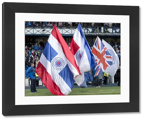 Rangers Football Club: Glory Days - Rangers vs Raith Rovers at Ibrox Stadium (2003) - Scottish Cup Winning Flag Bearers