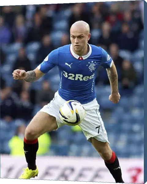 Rangers Football Club: Nicky Law's Unforgettable Performance at Ibrox Stadium during the SPFL Championship Match against Raith Rovers (Scottish Cup Winners 2003)