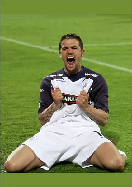 Nacho Novo's Penalty: Rangers Secure UEFA Cup Final Spot (2-4 Penalty Shootout Victory over Fiorentina)
