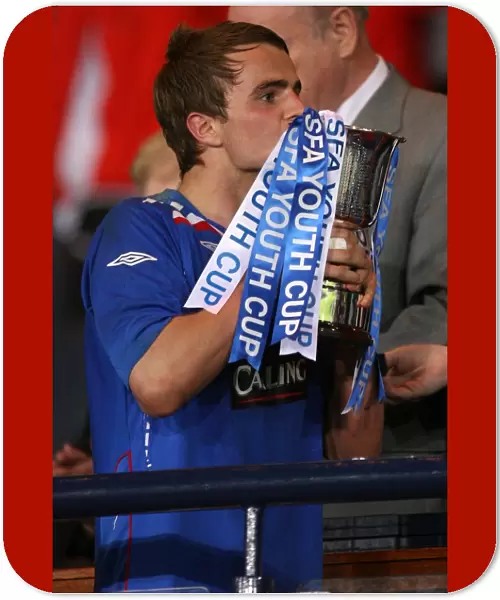 Andrew Shinnie Lifts the Youth Cup: Rangers Youths vs Celtic (2008) - Hampden Park