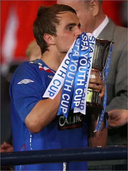 Andrew Shinnie Lifts the Youth Cup: Rangers Youths vs Celtic (2008) - Hampden Park