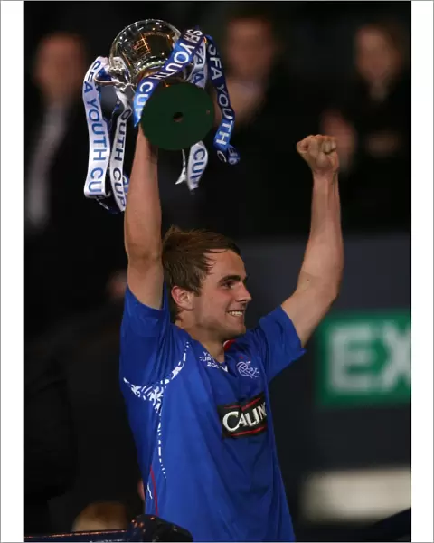 Rangers Andrew Shinnie Lifts Youth Cup Victory over Celtic at Hampden Park (2008)