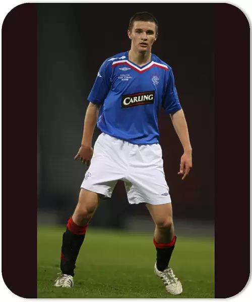 The Intense Battle: Jamie Ness and Rangers Youths Triumph Over Celtic in the 2008 Youth Cup Final at Hampden Park