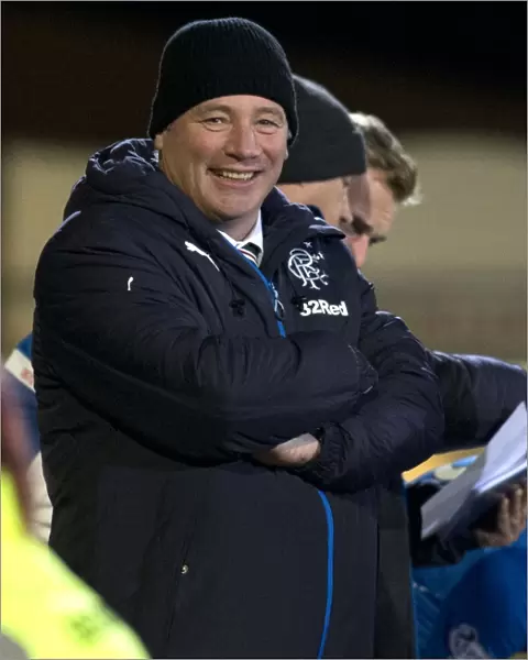 Ally McCoist and Rangers Face East Fife in Petrofac Training Cup Quarterfinal at Bayview Stadium - Scottish Cup Champions 2003
