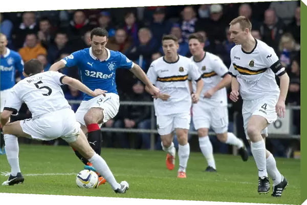 Intense Clash in the SPFL Championship: Lee Wallace vs Lee Mair at The Bet Butler Stadium