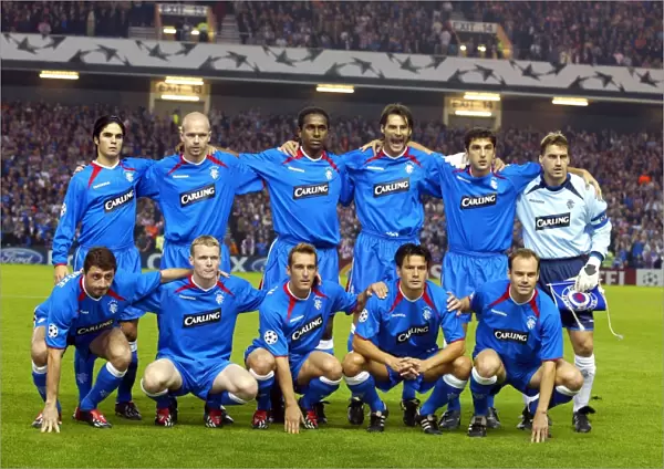 Rangers FC: Team Line-Up Before Face-Off Against Stuttgart (16-09-2003): Rangers 2-1