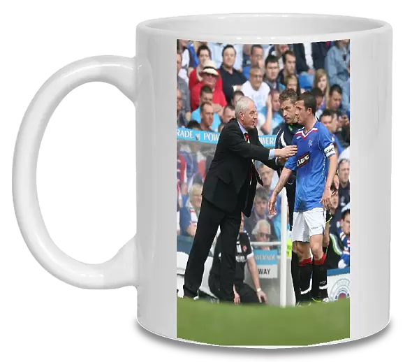 Rangers Smith and Ferguson: Celebrating a 3-1 Victory Over Dundee United at Ibrox