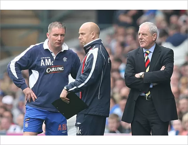 Rangers: McCoist, McDowall, and Smith's Triumphant Celebration after 3-1 Victory over Dundee United