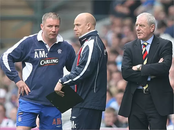 Rangers: McCoist, McDowall, and Smith's Triumphant Celebration after 3-1 Victory over Dundee United