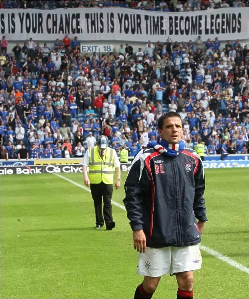 Nacho Novo's Thrilling Celebration: Rangers 3-1 Victory Over Dundee United (Clydesdale Bank Premier League)