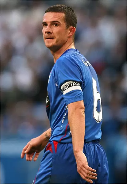 Barry Ferguson and Rangers Face FC Zenit Saint Petersburg in the 2008 UEFA Cup Final at City of Manchester Stadium