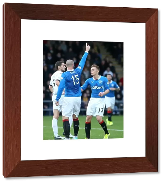 Rangers Kris Boyd: Celebrating Scottish Cup Glory Over Dumbarton (2014)