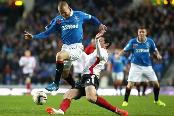 Rangers vs Falkirk: Kenny Miller's Epic Leap Past Joe Shaughnessy - Scottish Championship Clash