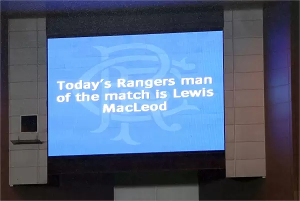 Rangers Lewis Macleod Named Man of the Match in Scottish Championship Showdown against Falkirk at Ibrox Stadium