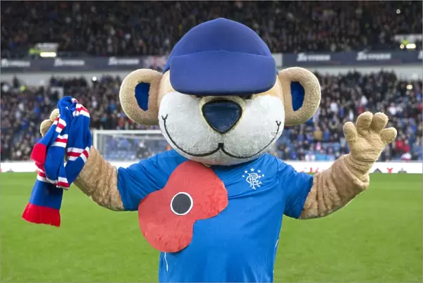 Broxi Bear's Poppy Victory: Rangers Football Club Wins Scottish Championship and Scottish Cup (2003)