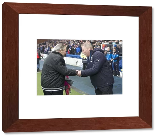 Ally McCoist: Honoring a Scottish Cup Champion - A Heartwarming Moment at Ibrox between Rangers Manager and Veteran (2003)