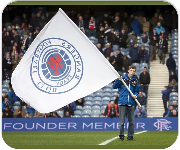 Glory Days Relived: Rangers vs Alloa Athletic at Ibrox Stadium (2003) - Scottish Cup Victory Flag Bearer