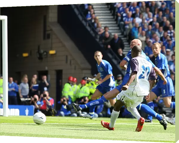 Rangers DaMarcus Beasley Scores the Decisive Goal in the Scottish Cup Final Victory over Queen of the South (2008)