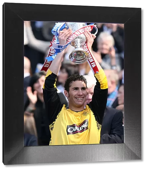 Rangers FC: Carlos Cuellar's Unforgettable Scottish Cup Triumph in a Goalkeeper's Jersey (2008)