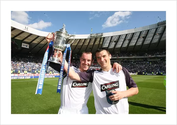 Rangers Football Club: Kris Boyd and Lee McCulloch's Triumphant Scottish Cup Victory Celebration (2008)