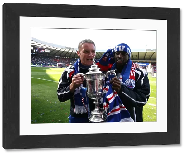 Rangers Football Club: McCoist and Beasley Celebrate Scottish Cup Victory (2008)
