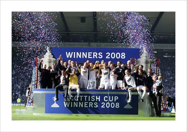 Rangers Football Club: 2008 Scottish Cup Champions - Triumphant Team Celebration at Hampden (Scottish Cup Final: Rangers vs Queen of the South)