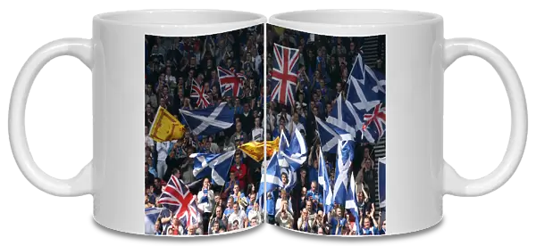 Rangers Football Club: Scottish Cup Triumph at Hampden Park (2008) - Queen of the South Overcome, Rangers Celebrate with Fans (Scottish Cup Champions)