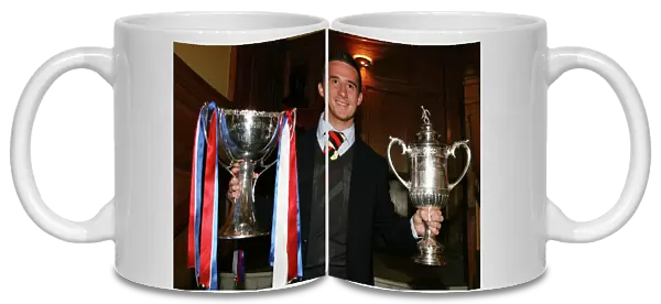 Rangers Football Club: Barry Ferguson Celebrates Scottish Cup Victory at Hampden Park (2008)