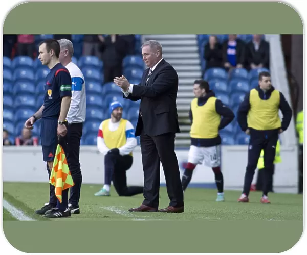 Ally McCoist and Rangers Squad Take On Kilmarnock in Scottish Cup Round Four
