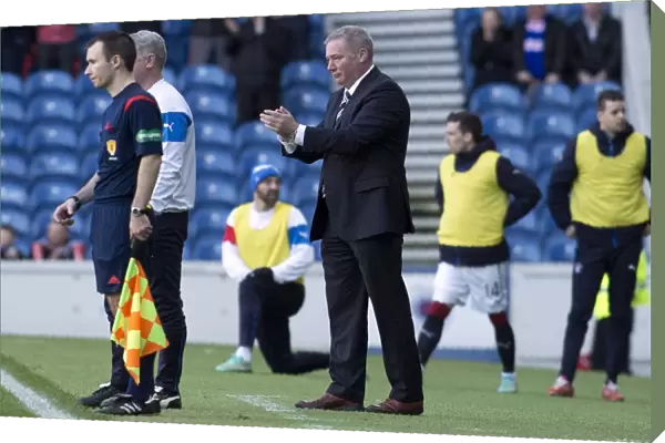 Ally McCoist and Rangers Squad Take On Kilmarnock in Scottish Cup Round Four