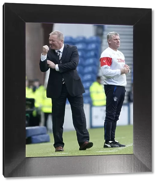 Ally McCoist and Kris Boyd: Celebrating Rangers Scottish Cup Victory at Ibrox Stadium (Round 4)