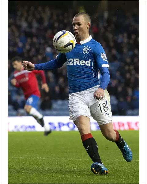 Kenny Miller Scores the Winning Goal for Rangers at Ibrox Stadium in the SPFL Championship Match against Cowdenbeath (Scottish Cup Victory, 2003)