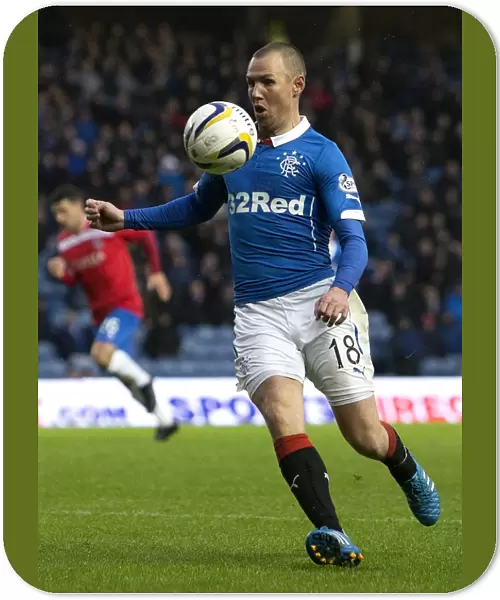 Kenny Miller Scores the Winning Goal for Rangers at Ibrox Stadium in the SPFL Championship Match against Cowdenbeath (Scottish Cup Victory, 2003)