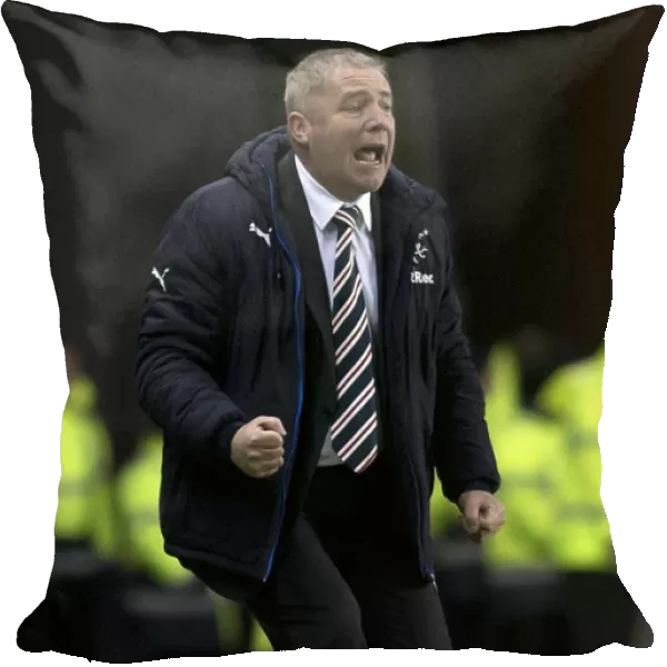 Rangers vs Livingston: Ally McCoist at Ibrox Stadium - Championship Showdown (Scottish Cup Winning Manager)