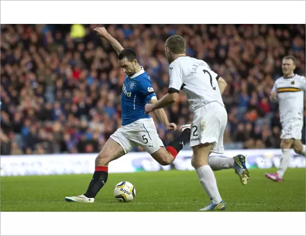 Rangers Football Club: Lee Wallace Scores the Second Goal in Scottish Cup Victory at Ibrox Stadium (2003)
