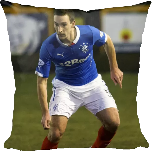 Lee Wallace at Indodrill Stadium: Rangers Defender in Championship Action Against Alloa Athletic