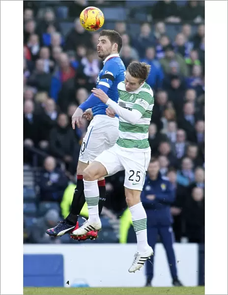 Rangers vs. Celtic: A Scottish League Cup Semi-Final Showdown - Kyle Hutton vs. Stefan Johansen at Hampden Park